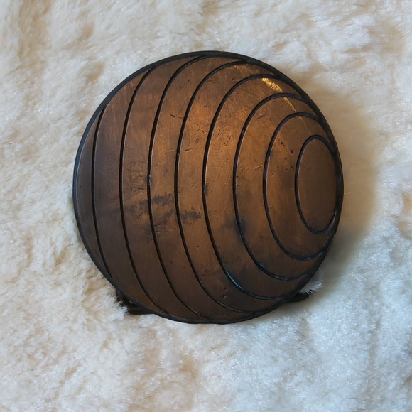 One-of-a-Kind Coca-Cola Globe Brass Belt buckle 1985 - Picture 5 of 7